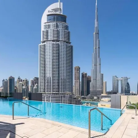 Luxurious 1 Bedroom Boulevard Point Dubai Mall Access Exterior photo